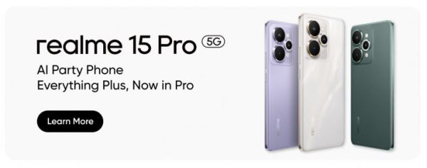 Главное о Realme 15 и 15 Pro уже раскрыто официальным сайтом