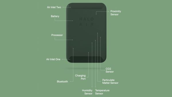 На Kickstarter представили Halo Air — датчик качества воздуха с магнитным креплением для iPhone