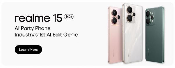 Главное о Realme 15 и 15 Pro уже раскрыто официальным сайтом