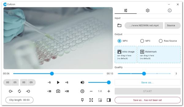 Релиз открытого проекта для обрезки, конвертации и просмотра медиафайлов Cutcon 4.0, написанного на Kotlin