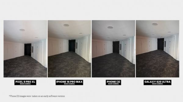 Nothing ругают за батл камер Phone (3) с топами Apple, Samsung, Google