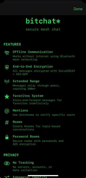 Джек Дорси представил Bitchat — децентрализованный мессенджер на базе Bluetooth Low Energy
