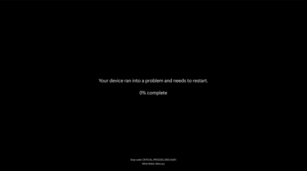 Windows 11 получает «чёрный экран смерти» и инструмент автоматического восстановления