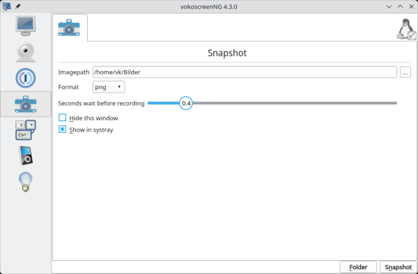 Вышел открытый проект vokoscreenNG 4.6.0 для записи экрана в Windows и Linux