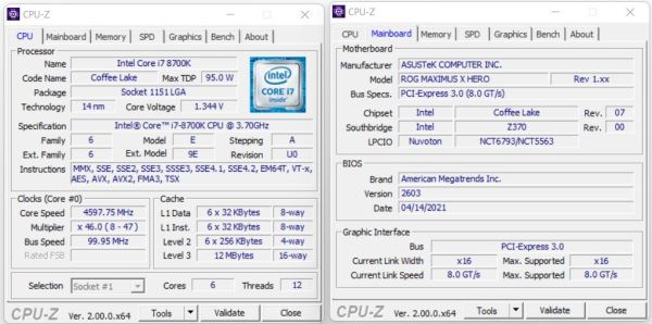 Вышла CPU-Z 2.15
