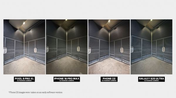 Nothing ругают за батл камер Phone (3) с топами Apple, Samsung, Google