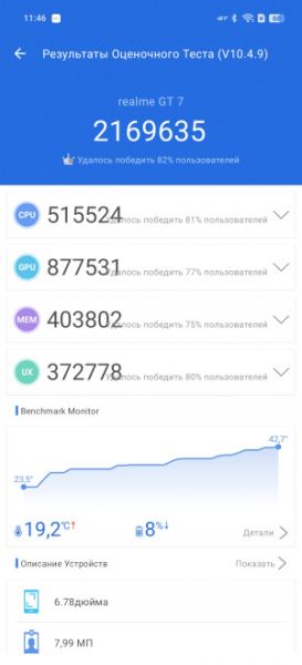 Обзор Realme GT 7: хорошее предложение