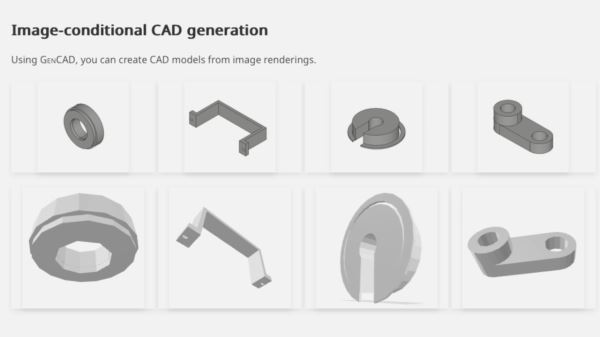 Вышла GenCAD — нейросеть для генерации CAD-моделей по фотографии