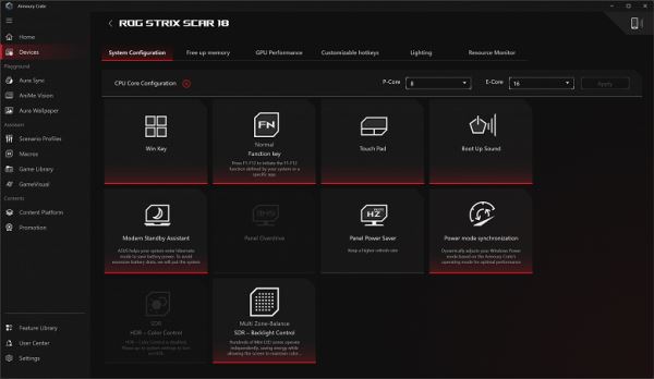 Обзор игрового ноутбука Asus ROG Strix Scar 18 G835LX с Intel Core Ultra 9 275HX и Nvidia GeForce RTX 5090 Laptop