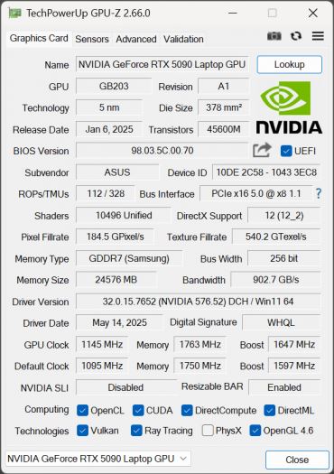 Обзор игрового ноутбука Asus ROG Strix Scar 18 G835LX с Intel Core Ultra 9 275HX и Nvidia GeForce RTX 5090 Laptop