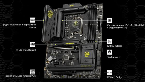 Обзор материнской платы MSI MAG B860 Tomahawk WiFi на чипсете Intel B860