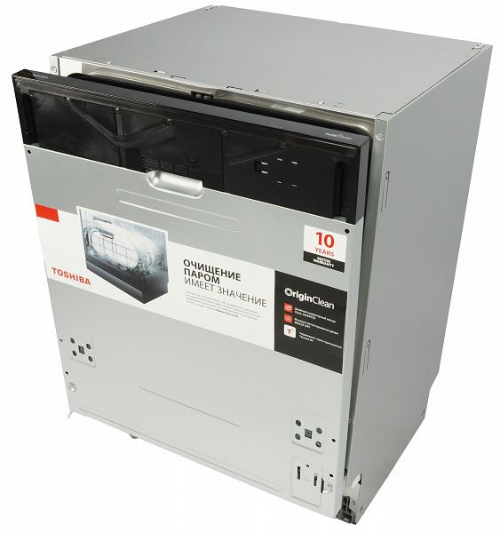 Обзор полноразмерной встраиваемой посудомоечной машины Toshiba DW-16B1(B)-RU