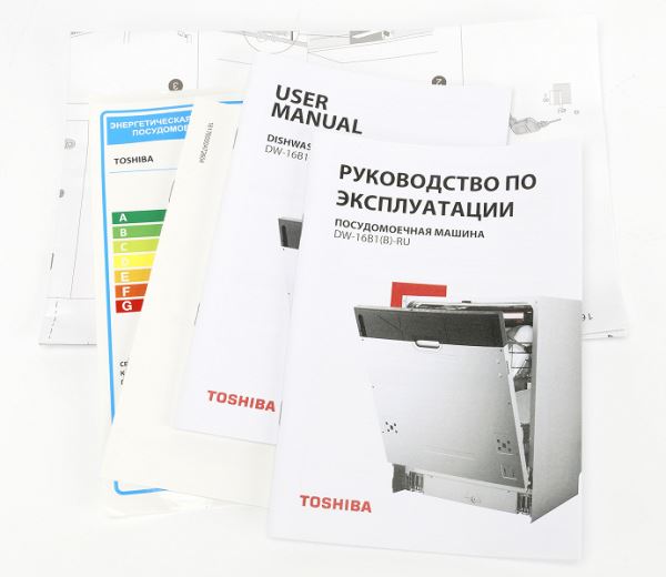 Обзор полноразмерной встраиваемой посудомоечной машины Toshiba DW-16B1(B)-RU