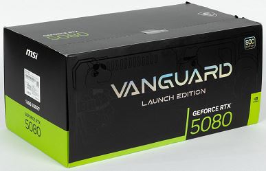 Обзор видеокарты MSI GeForce RTX 5080 Vanguard Launch Edition SOC (16 ГБ)